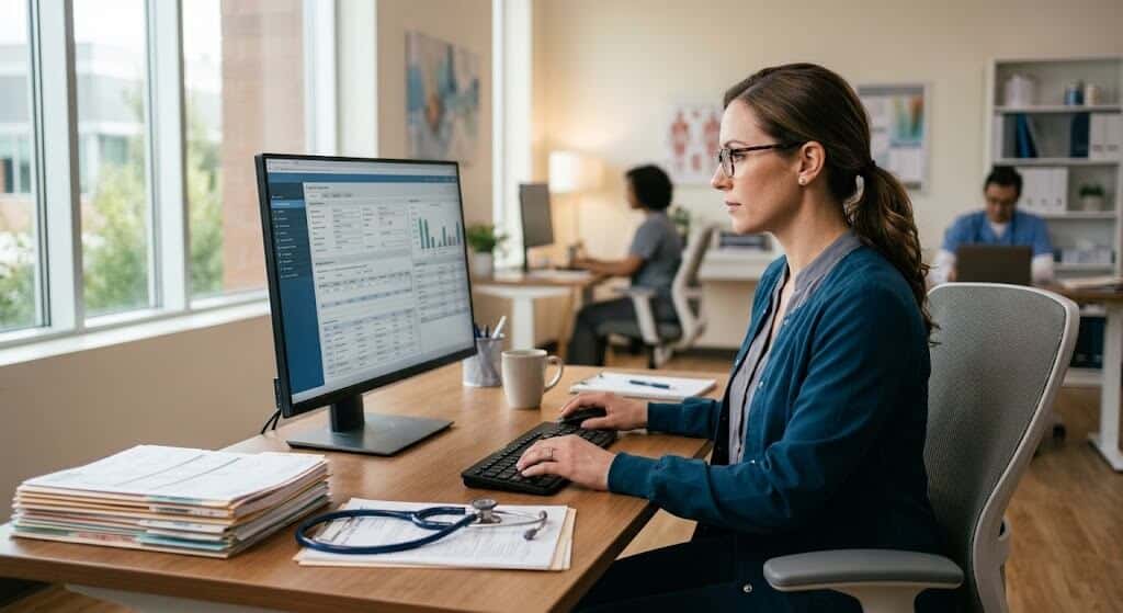 Medical billing specialist managing oncology claims and reimbursement
